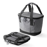 CleverMade Tahoe cooler bag closed, ideal for compact travel storage.