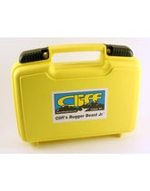 Cliff Outdoors Bugger Beast JR fly box with floating plastic case and slotted foam interior