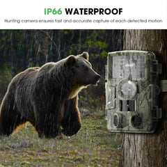 CLILN trail camera 98ft IR sensing for night footage