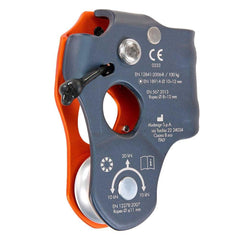 Climbing Technology CRIC side view in anthracite-orange, enhances secure attachment on climbs