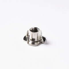 Climbing Wall Supply 100 T-Nuts Pack in use shows quick, durable mounting for climbing walls.