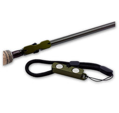 Cling Mag Grab Rod Rack mounted on a vest for quick rod access.