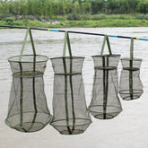 CLISPEED round collapsible fishing net in foldable cage, ideal for transport and quick setup