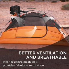 Clostnature Crux tent setup in one person highlights quick, effortless pitching