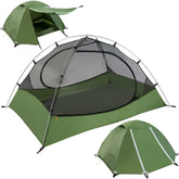 Clostnature Polaris front view shows waterproof outer shell for all-season camping