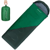 Clostnature left zipper sleeping bag close-up with durable zipper for easy venting