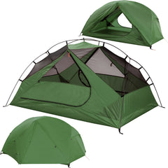 Clostnature Taurus tent front view shows a durable two-person shelter for camping trips.