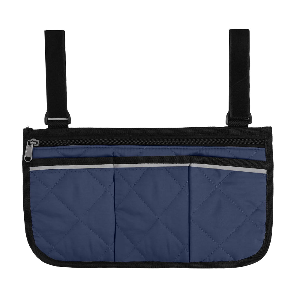Cloudpower camping armrest storage bag front view with roomy pockets for quick access.