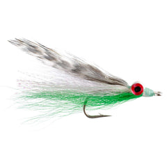 Close-up of Deep Minnow streamer on size 4 freshwater hook