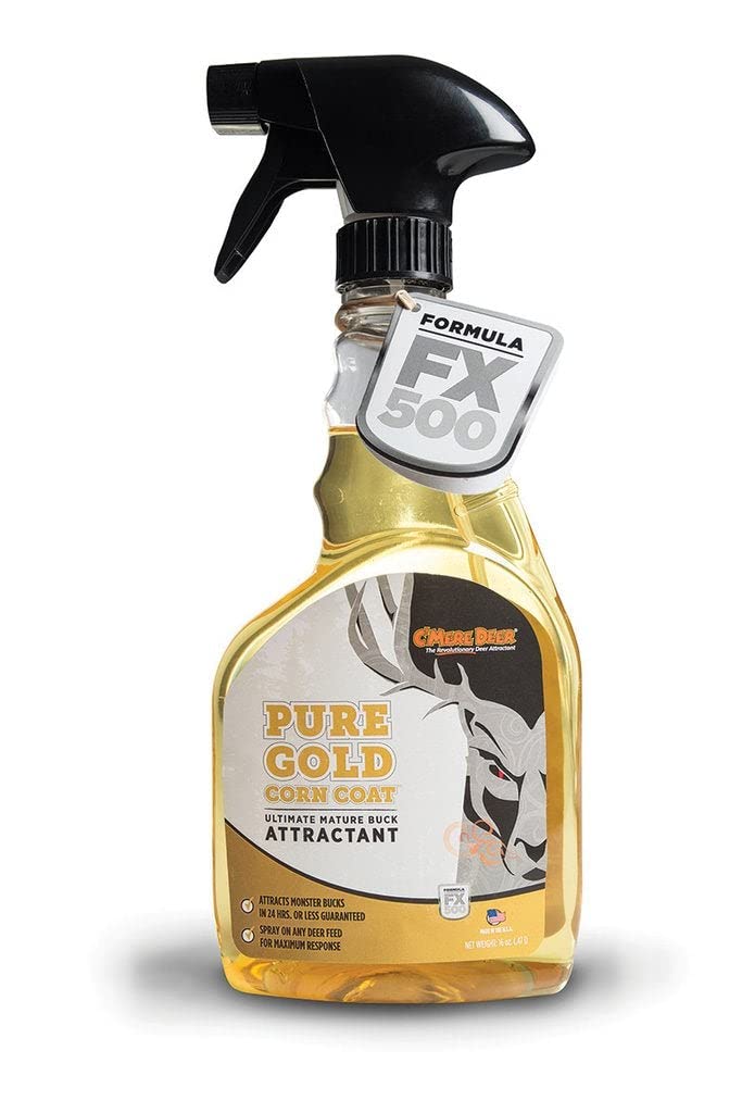 C'Mere Deer CMD00083 Pure Gold 16 spray bottle for convenient feed integration and even distribution