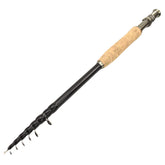 Cndiyald telescopic fishing rod with compact design for easy travel and quick setup.