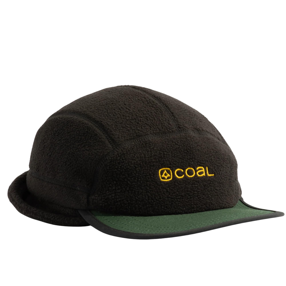 Coal Mission Thermal Camp Cap with front logo for stylish warmth on outdoor adventures.
