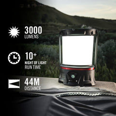 Coast EAL55R 360-degree beam for full-room coverage during group camping