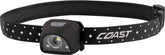 Coast FL1R headlamp white beam for rugged night visibility.