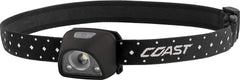 Coast FL1R headlamp white beam for rugged night visibility.