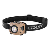 Coast FLX7 headlamp with Twist Focus for versatile beam control in outdoor tasks