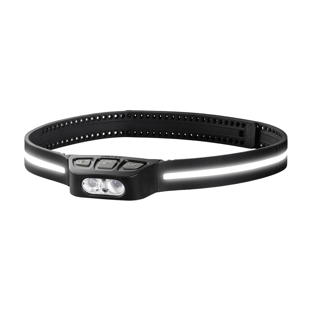 Coast LHS500R front view headlamp for hands-free work in tight spaces.
