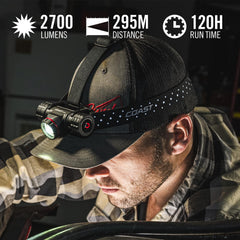 Coast XPH34R 2700-lumen Turbo mode lights up large work areas