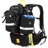 COAXSHER FS-1 Ranger pack front view highlighting ergonomic harness for long shifts