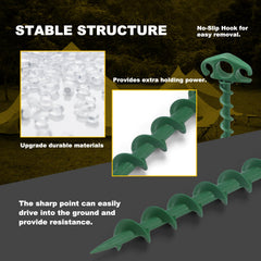 COBARYEN tent stakes at the beach provide reliable hold in sand