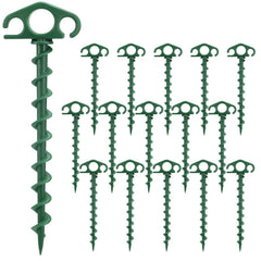 COBARYEN tent stakes spiral pack for fast setup in dirt and sand