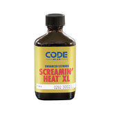 Code Blue Screamin Heat enhanced estrous deer attractant bottle