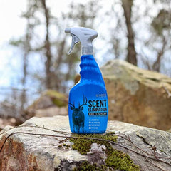 Code Blue silver scent technology graphic highlighting odor neutralization.