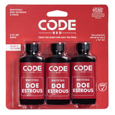 Code Blue Whitetail Doe Estrous triple-pack 2oz bottles