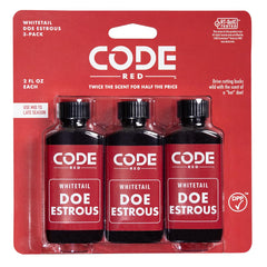 Code Blue Whitetail Doe Estrous triple-pack 2oz bottles