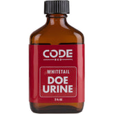 Code Red Whitetail Doe Urine bottle with amber glass