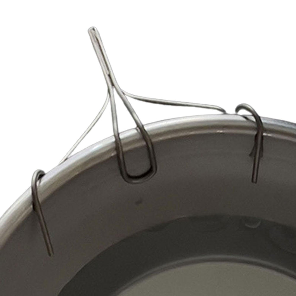 Coffee Drip Spout edge attachment shows secure cup mounting for outdoor brews.
