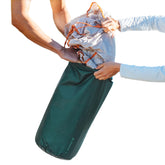 Coghlan's 20L Stuff Bag closed with drawstring for secure gear protection