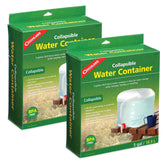 Coghlan's collapsible water container ready for camping hydration.