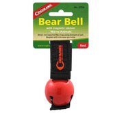Coghlan's Magnetic Bear Bell attached to a backpack signaling your presence on the trail
