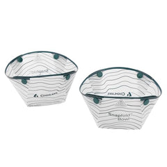 Coghlan's Snapfold Bowls opened for camp meals, space-saving and ready.