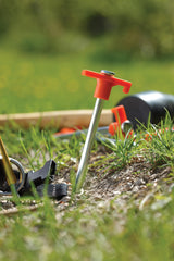 Coghlan's steel nail pegs 4-pack ready for tents and awnings.