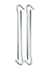 Coghlan's steel tent pegs 7in 4pack provide stable anchoring on uneven ground.