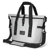 Coldbee 40-can soft cooler with roll-top open demonstrates easy-access design for quick refreshments.