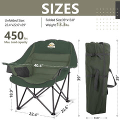 Colegence chair with cup holder and side pockets keeps essentials within easy reach.