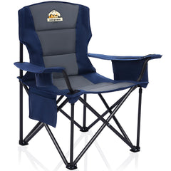 Colegence oversized camping chair blue open seat for relaxed outdoor lounging