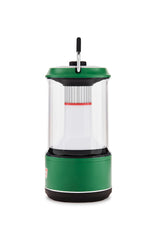 Coleman 1000L lantern shown in rugged, water-resistant design for camping conditions.