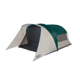 Coleman 4-Person Cabin Tent front view highlighting spacious shelter for bug-free lounging