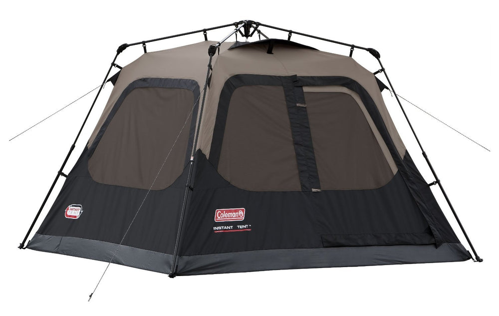 Coleman 4-Person Instant Cabin ready for quick setup and dry shelter on camping trips.