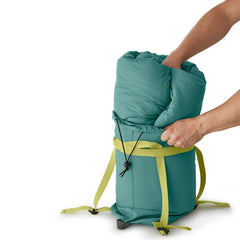 Contour hood on Coleman Big Bay supports neck comfort during rest.