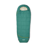 Coleman Big Bay sleeping bag headrest hood provides extra warmth and comfort.