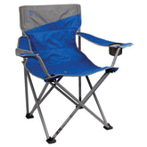 Coleman Big-N-Tall chair with cup holder and side pocket for easy outdoor organization.