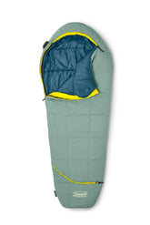 Coleman Big Bay hooded mummy design for secure warmth on cold nights.