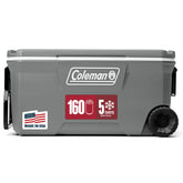 Coleman Classic 100-Quart cooler lid with cup holders for spill-free on-the-go drinks