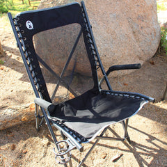 Coleman ComfortSmart chair dimensions showing roomy seat and height.