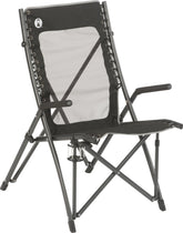 Coleman ComfortSmart chair front view, showcasing suspension comfort for outdoor lounging.